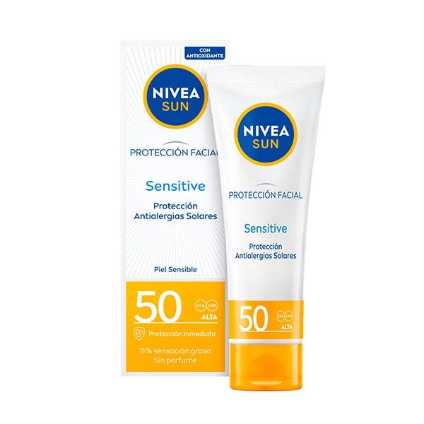 Nivea - Protección Facial Sensitive Para Piel Sensible Sun