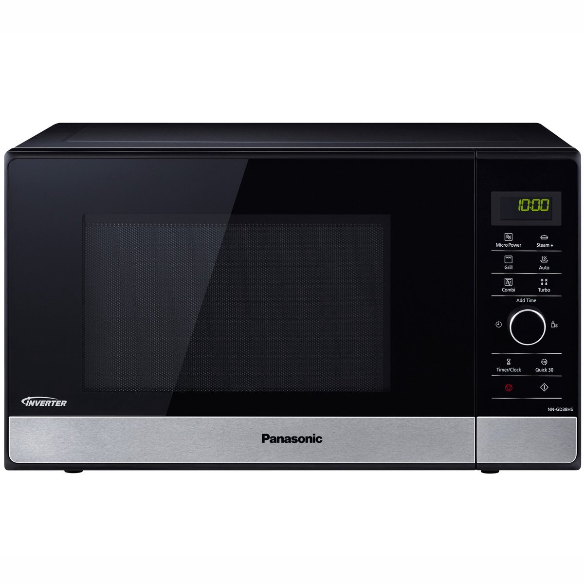 Panasonic - Microondas Inverter, 23 Litros Y Grill - NN-GD38HSSUG