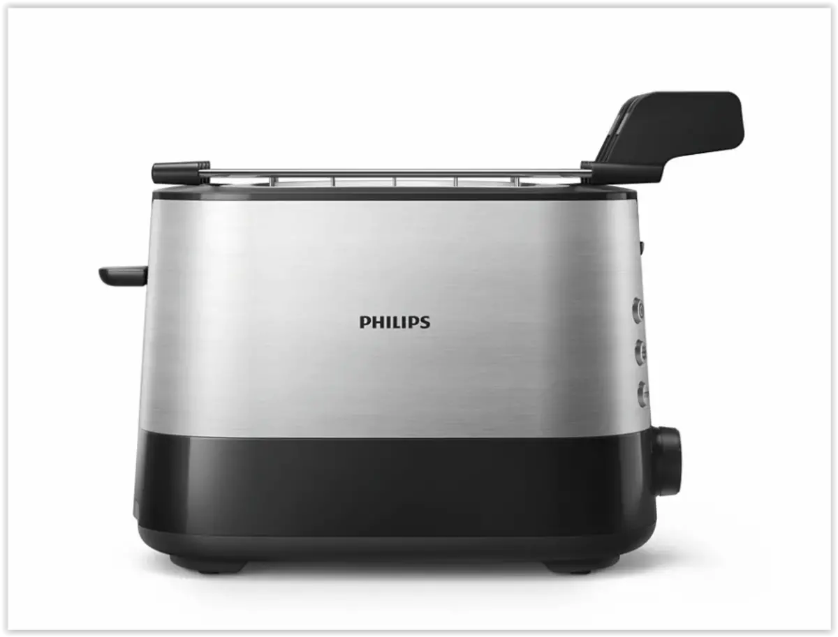 Philips Philips - Tostador HD2639/90 Con 2 Ranuras Extra-anchas - Grijs