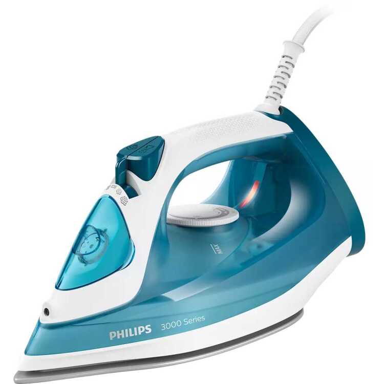 Philips Philips - Plancha De Vapor Easy Speed Plus Blanco / Azul