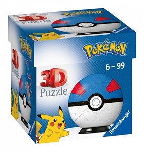 Ravensburger Ravensburger - Puzzle 3D Pokémon Great Ball 54 Piezas
