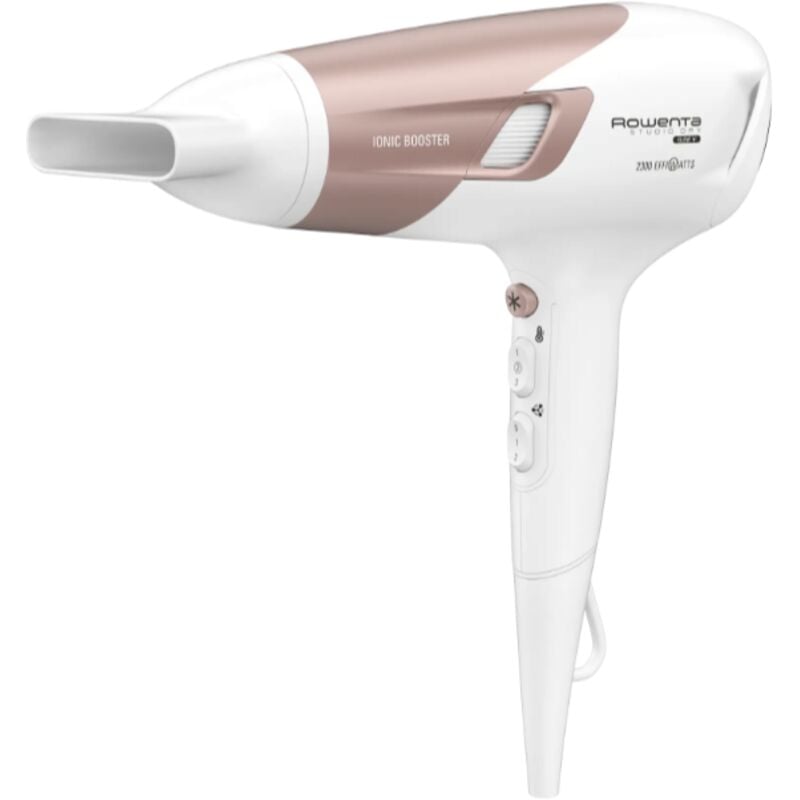 Rowenta Rowenta - Secador De Pelo CV5830F0 Studio Dry Glow Con Tecnología Iónica Blanco