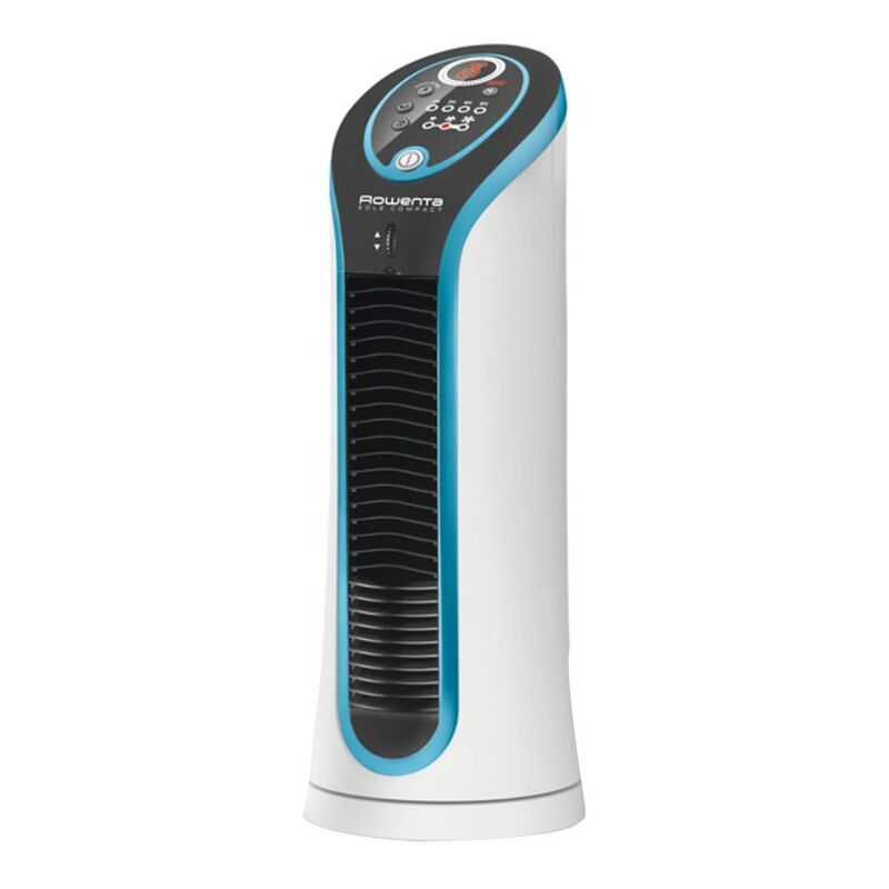 Rowenta - Ventilador De Torre Eole Compacto VU6210 Con Tecnología De Flujo De Aire 3D Blanco