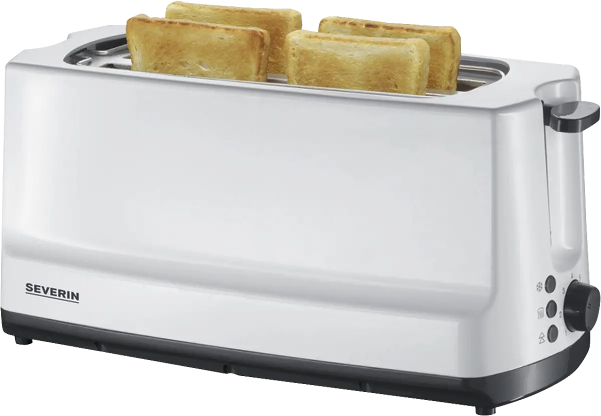 Severin Severin - Tostador Automático De Ranura Larga AT 2234 Blanco