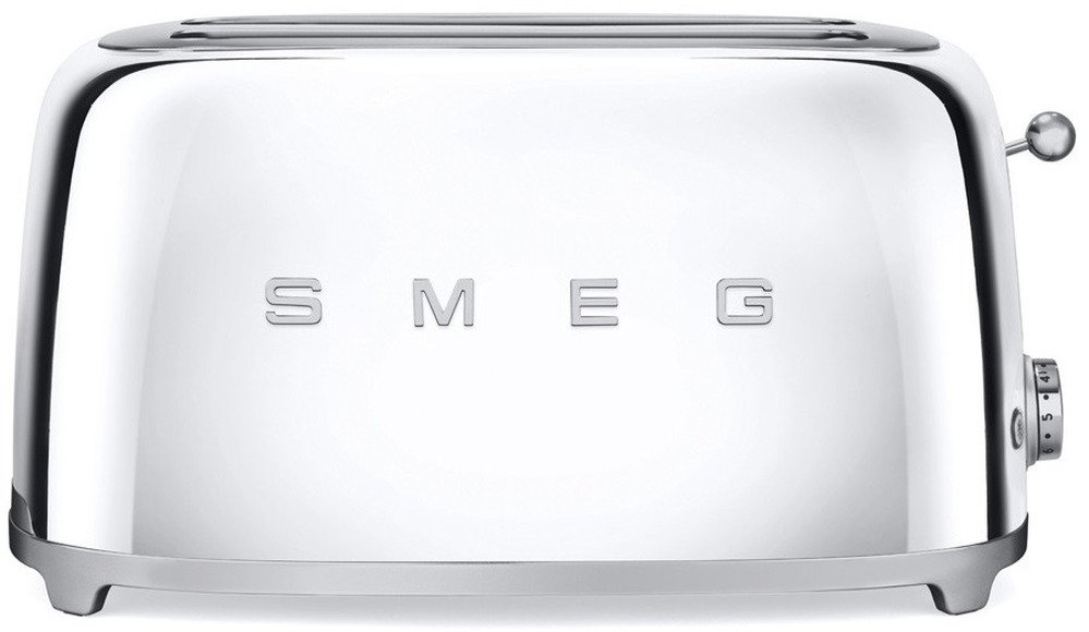 SMEG Smeg - Tostadora 4 Rebanadas TSF02SSEU 50 Style Cromo Gris - Grijs