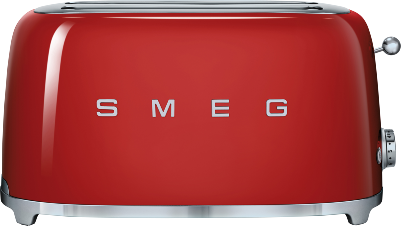 SMEG Smeg - Tostadora 4 Rebanadas TSF02RDEU 50 Style Rojo Rojo - Rood
