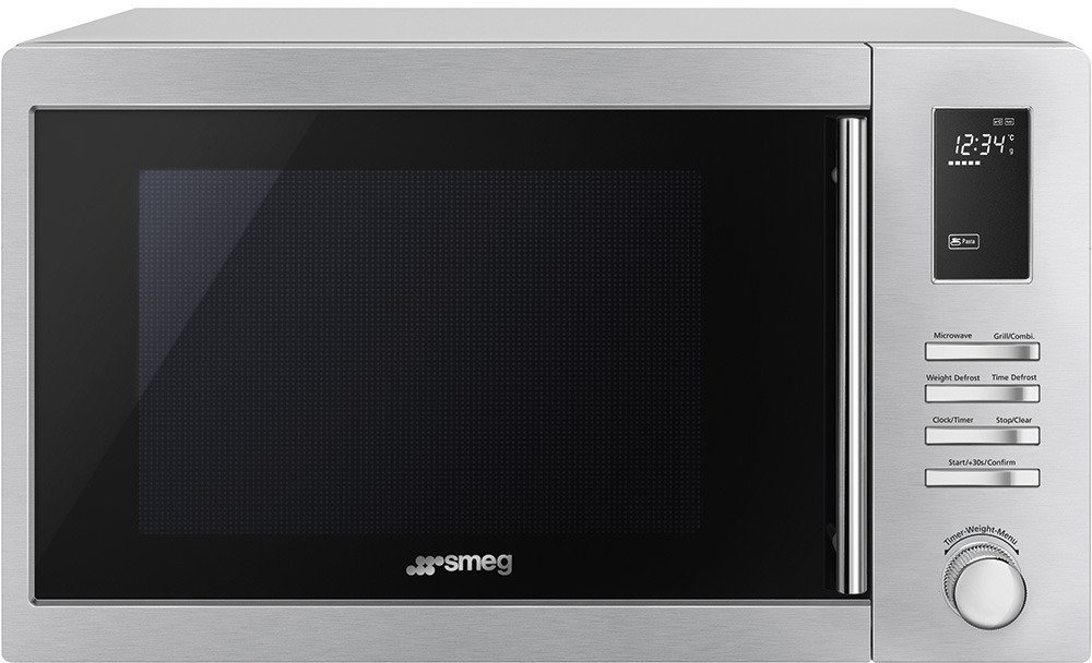 SMEG Smeg - Microondas 25 Litros Y Con Grill - MOE25X Inox