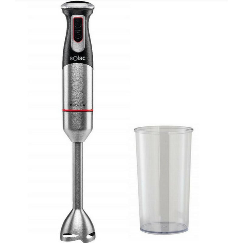 SOLAC - Batidora De Pie BA5608 Antisalpicaduras Negro