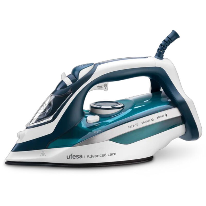 Ufesa - Plancha De Vapor Advanced Care Con Suela Advanced Glide