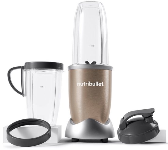 Nutribullet - Batidora Personal Pro NB907CP 900W Con Vaso De Viaje Champagne