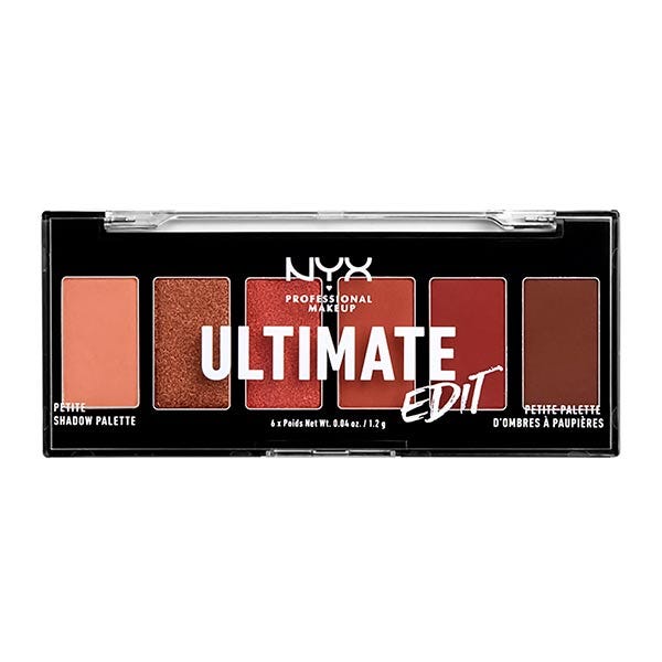 NYX Professional Makeup - Paleta De Sombras Mini Ultimate Edit Tono Warm Neutrals