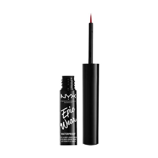 NYX Professional Makeup - Eyeliner Líquido Waterproof Epic Wear - Rood