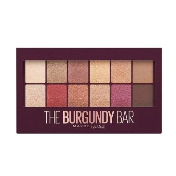 Maybelline - Paleta De Sombras The Burgundy Bar