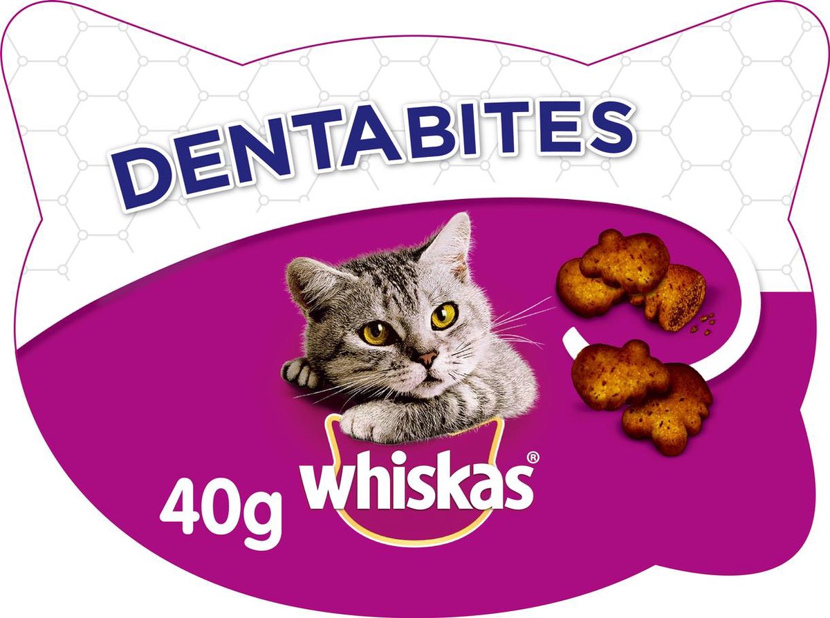 Whiskas - Snack Para Gatos Dentabites Salud 40 G