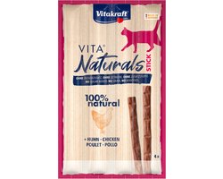 Vitakraft - Snack Para Gatos Adultos Vita Naturals Pollo 4 Sticks X 5 G