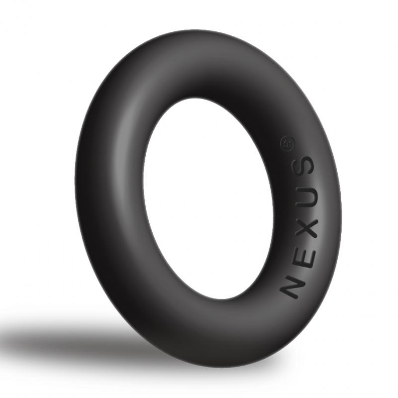 Nexus Nexus - Enduro Plus Siliconen Cockring - Zwart