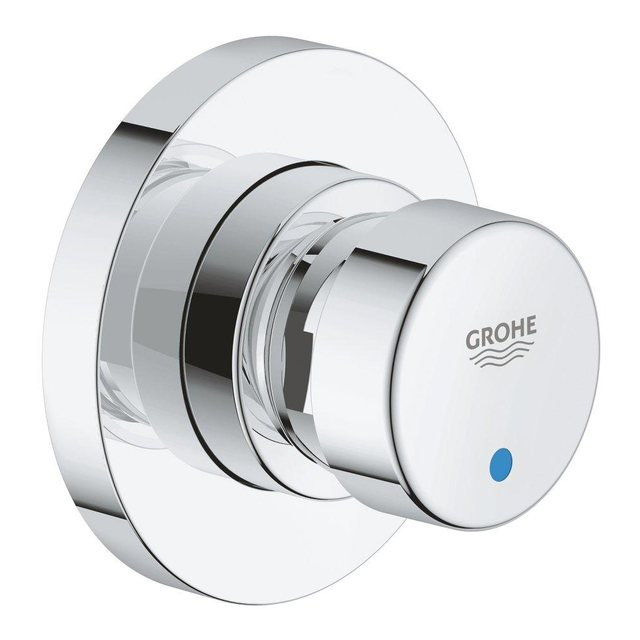 Grohe GROHE Euroeco Cosmopolitan S inbouw douchekraan zelfsluitend 1/2 blauw/rood chroom 36268000