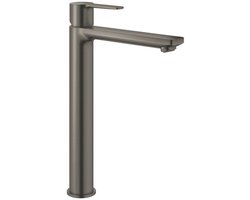 Grohe Lineare waterbesparende wastafelkraan xl-size m. gladde body brushed hard graphite 23405AL1