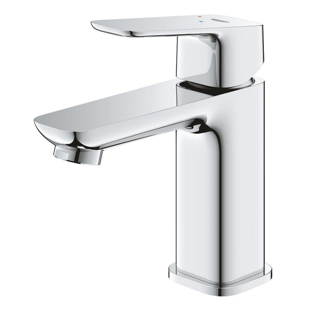 Grohe GroheCubeo1-gats wastafelkraan s-size gladde body m. push-open chroom 1017320000