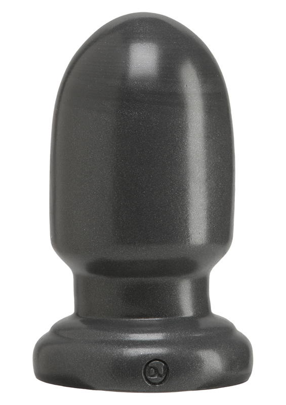 Doc Johnson Ronde brede buttplug - Grijs