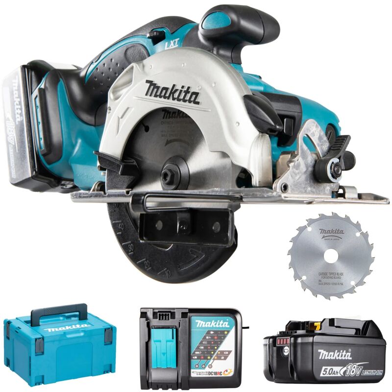 Makita Sierra circular Makita Batería DSS501RTJ de 18 V y 5 Ah