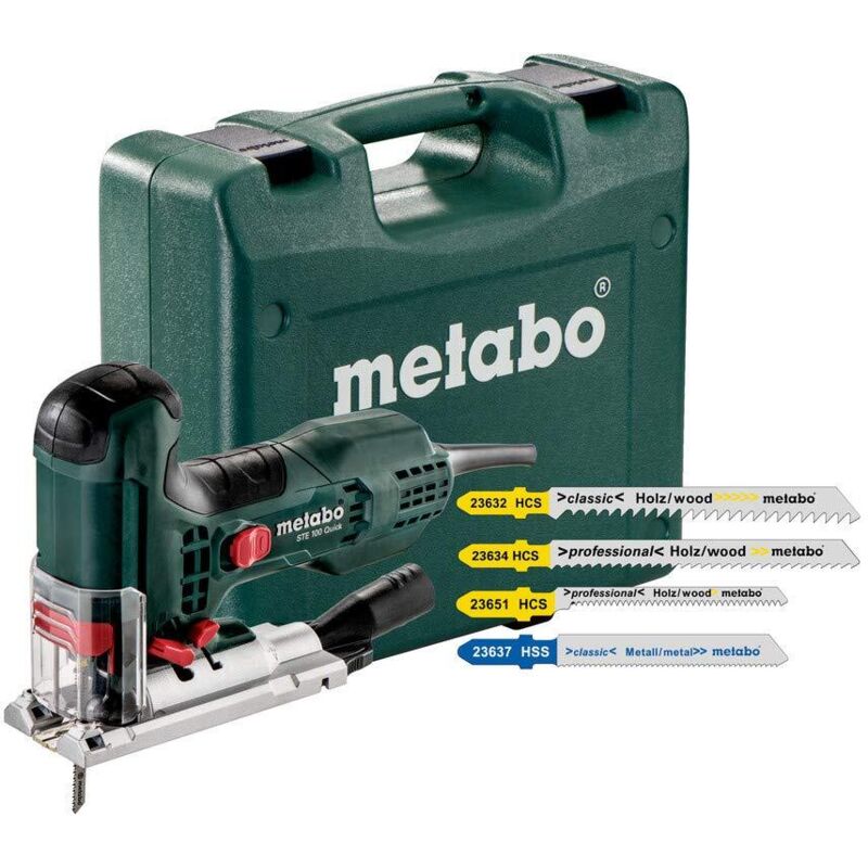 Metabo Metabo - Sierra alterna ste 100 Quick - 20 hojas - Verde - 710W - Madera