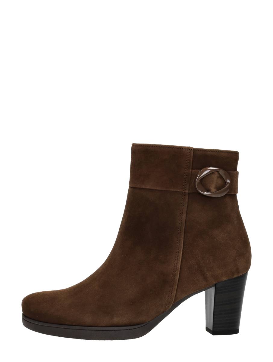 Gabor Gabor - Enkellaarsjes Hak Middel Bruin