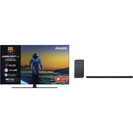 Philips EP:Bundel Philips 55OLED850/12 4K TV & TAB6309 Soundbar