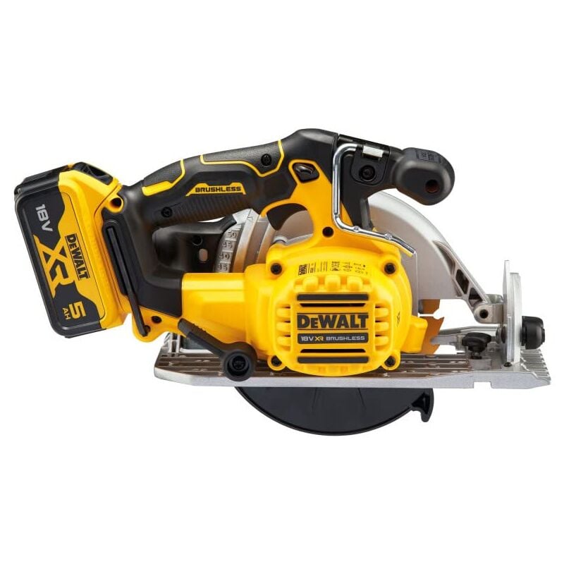 DeWalt Dewalt - Sierra circular 165 mm xr 18V + 2 baterías 5Ah + maletín Tstak - DCS565P2-QW