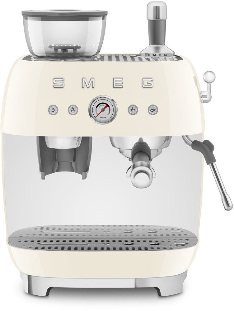 SMEG Smeg Espresso Crème EGF03CREU | Espressomachines | Keuken&Koken - Koffie&Ontbijt | 8017709329839