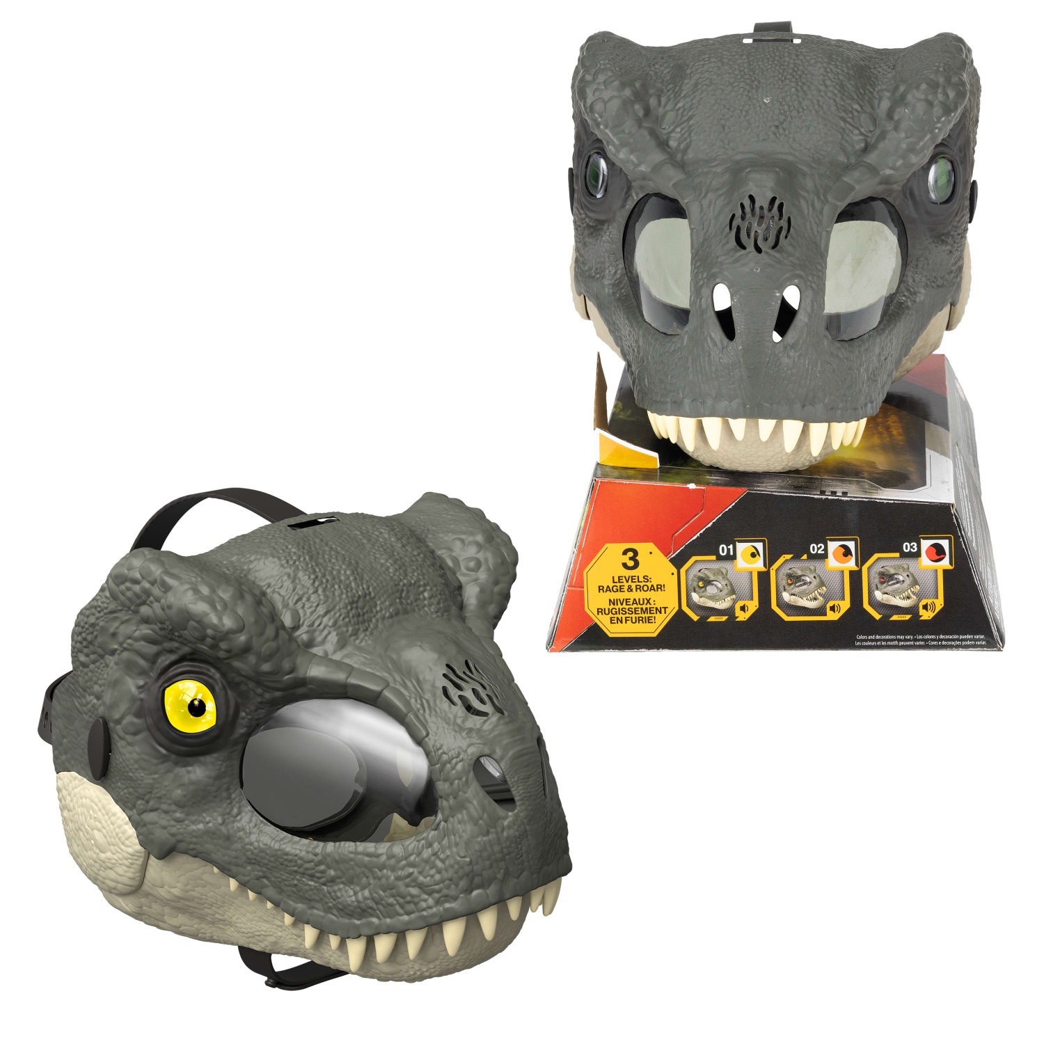 Top1Toys Jurassic world masker rage n' roar t-rex
