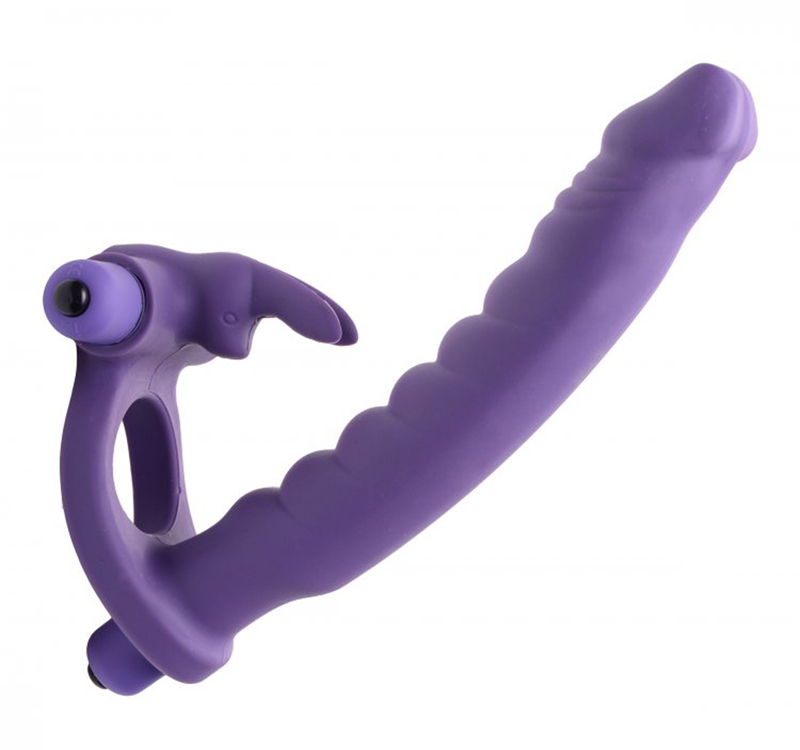 Vibrerende Penisring Met Vibrator - Paars