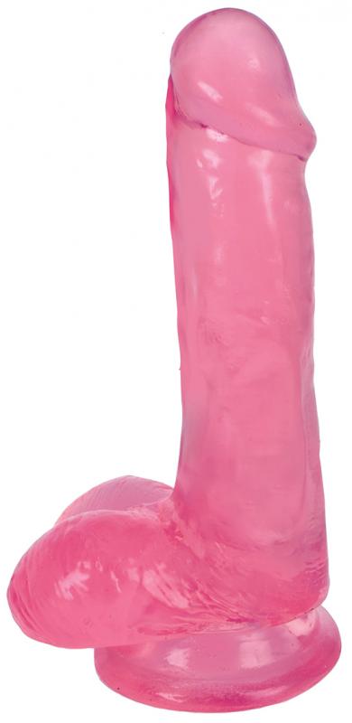 Lollicock Dildo Met Ballen 15 CM - Cherry Ice - Roze