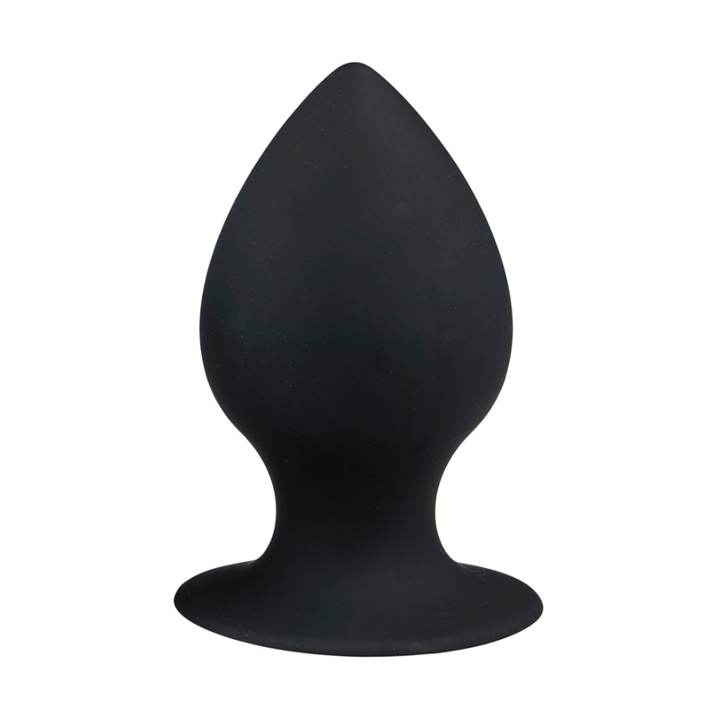 Anal Collection e medium siliconen buttplug - Zwart