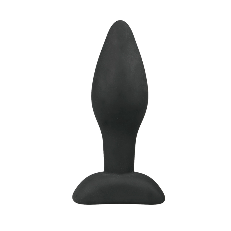 Anal Collection Kleinee siliconen buttplug - Zwart