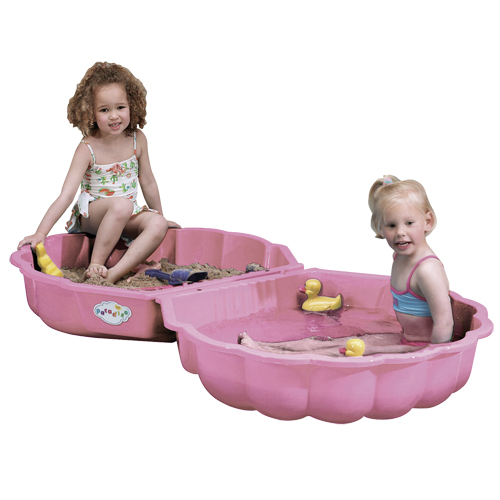 Top1Toys Zandbak Schelp 87x78cm 2 Delig - Roze