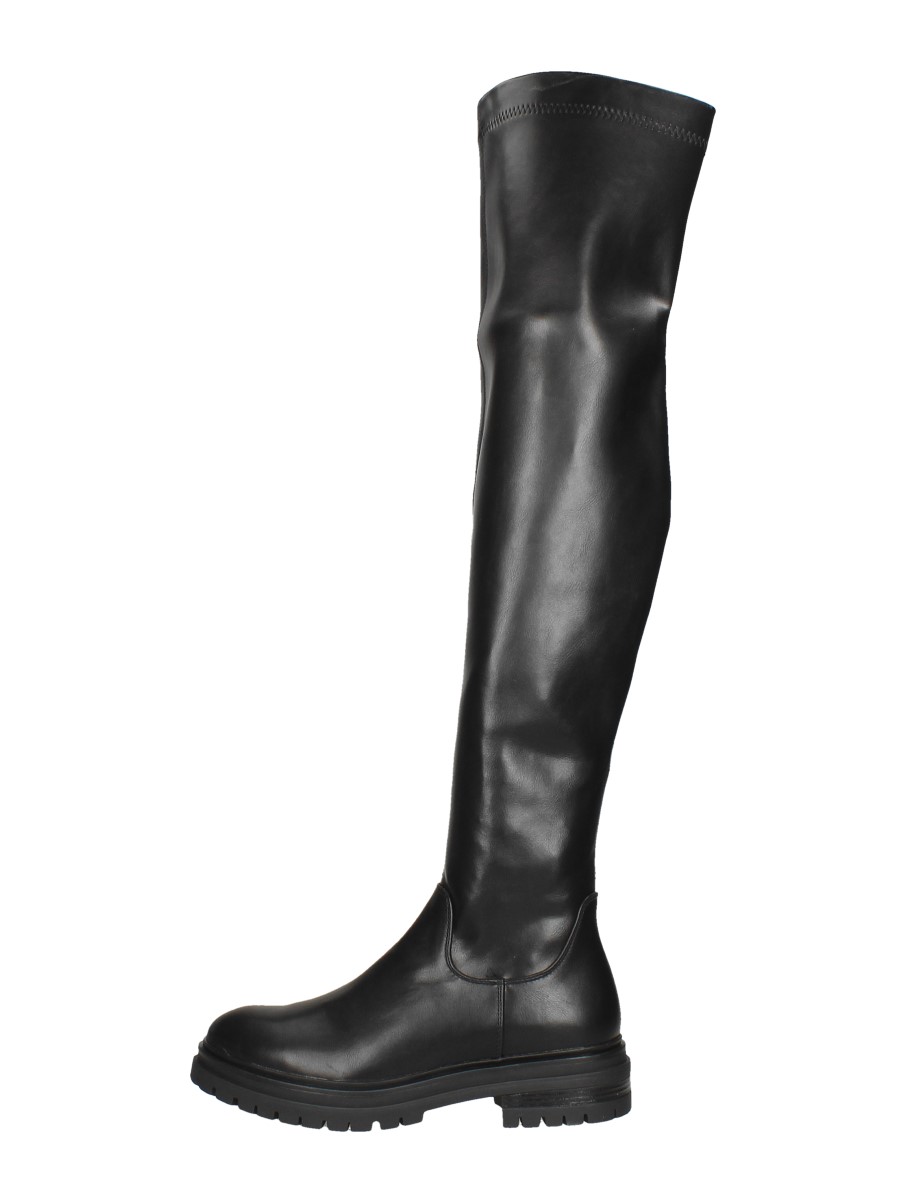 Sub55 Sub55 - Overknee Laarzen - Zwart