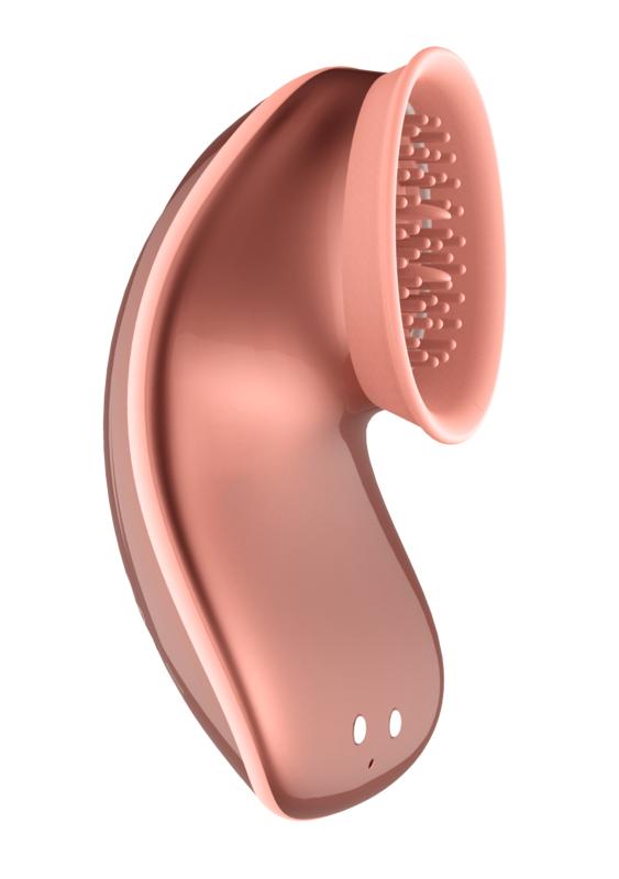 S-Line Twitch Hands-Free - Zuigende En Vibrerende Clitoris Stimulator - Rose - Roze