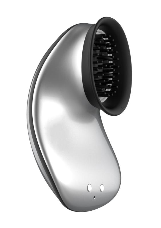 S-Line Twitch Hands - Zuigende En Vibrerende Clitoris Stimulator - Zilver - Silver