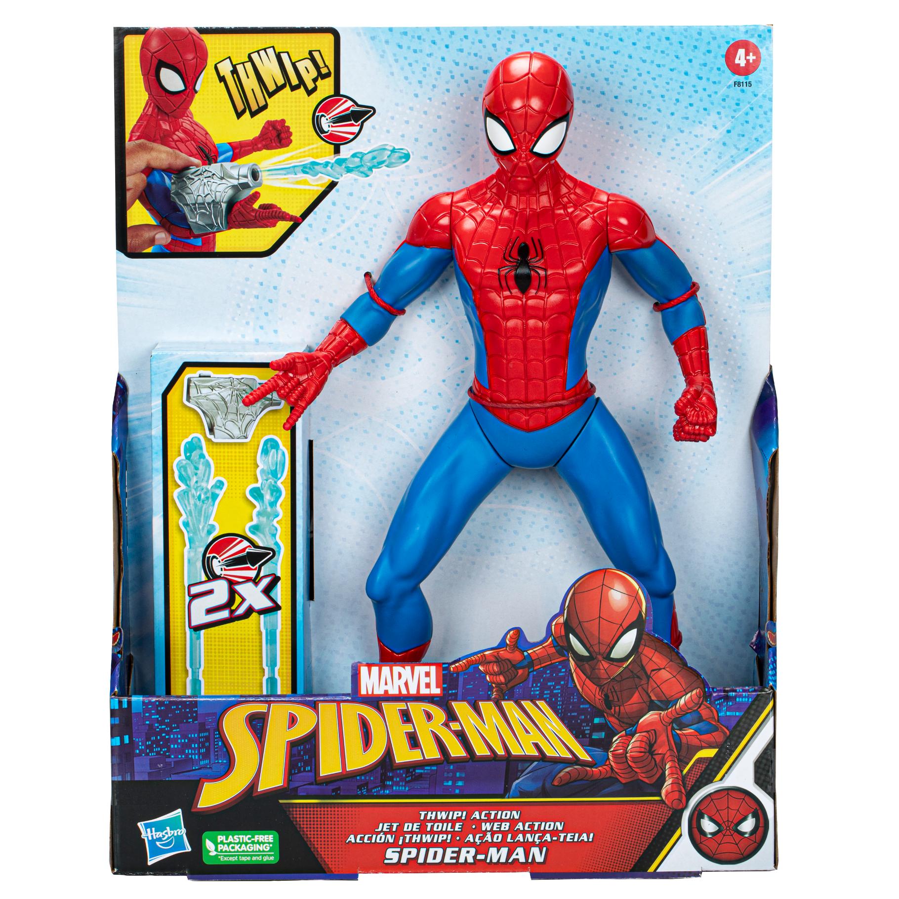 Top1Toys Spiderman Thwip Action Figure 34Cm Deluxe