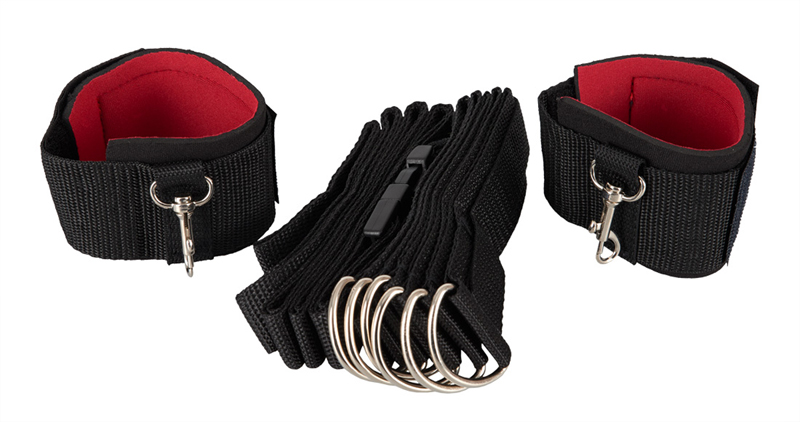 You2Toys Bedboeien met Klittenband - Zwart