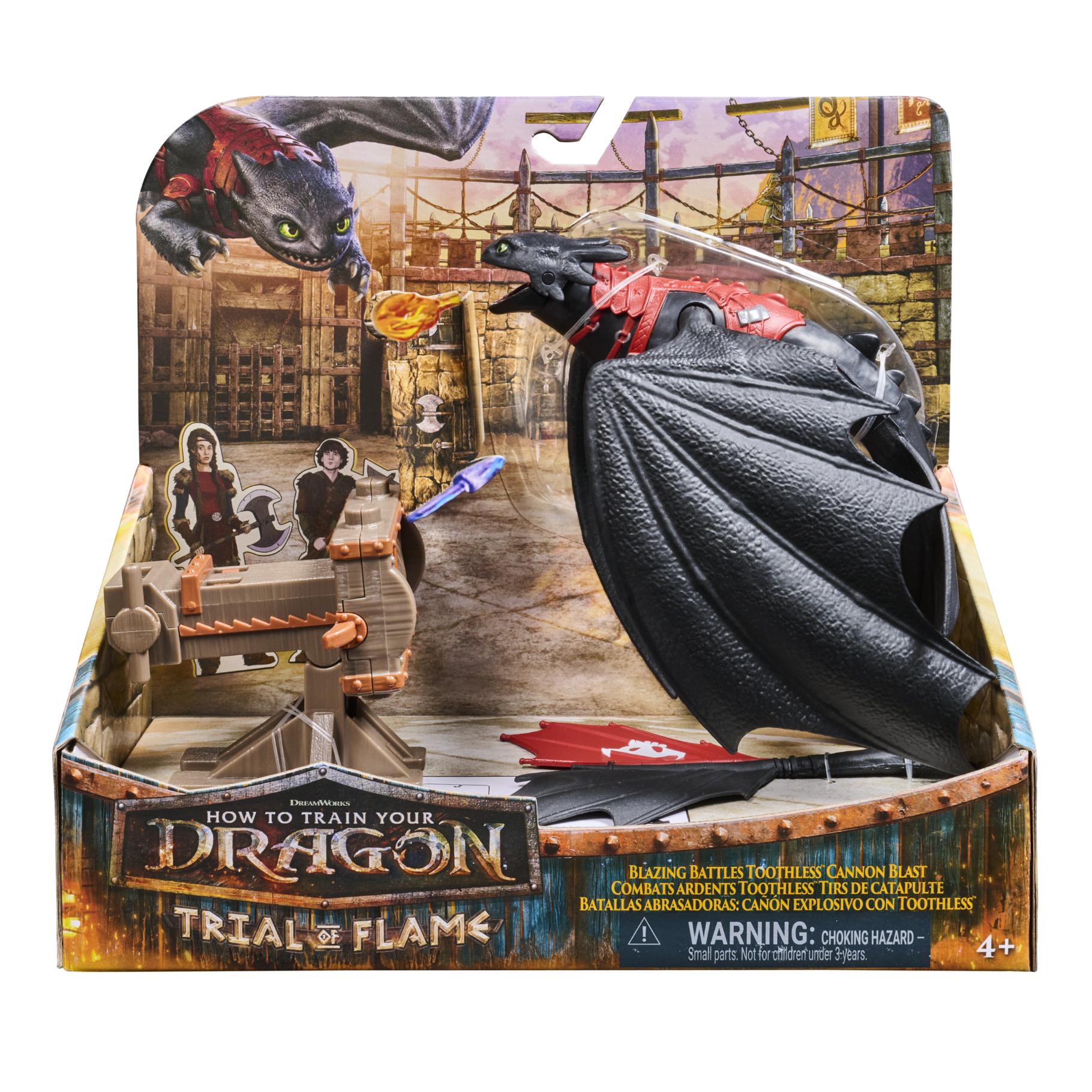 Top1Toys How To Train Your Dragon Blazing Battles Toothless Cannon Blast
