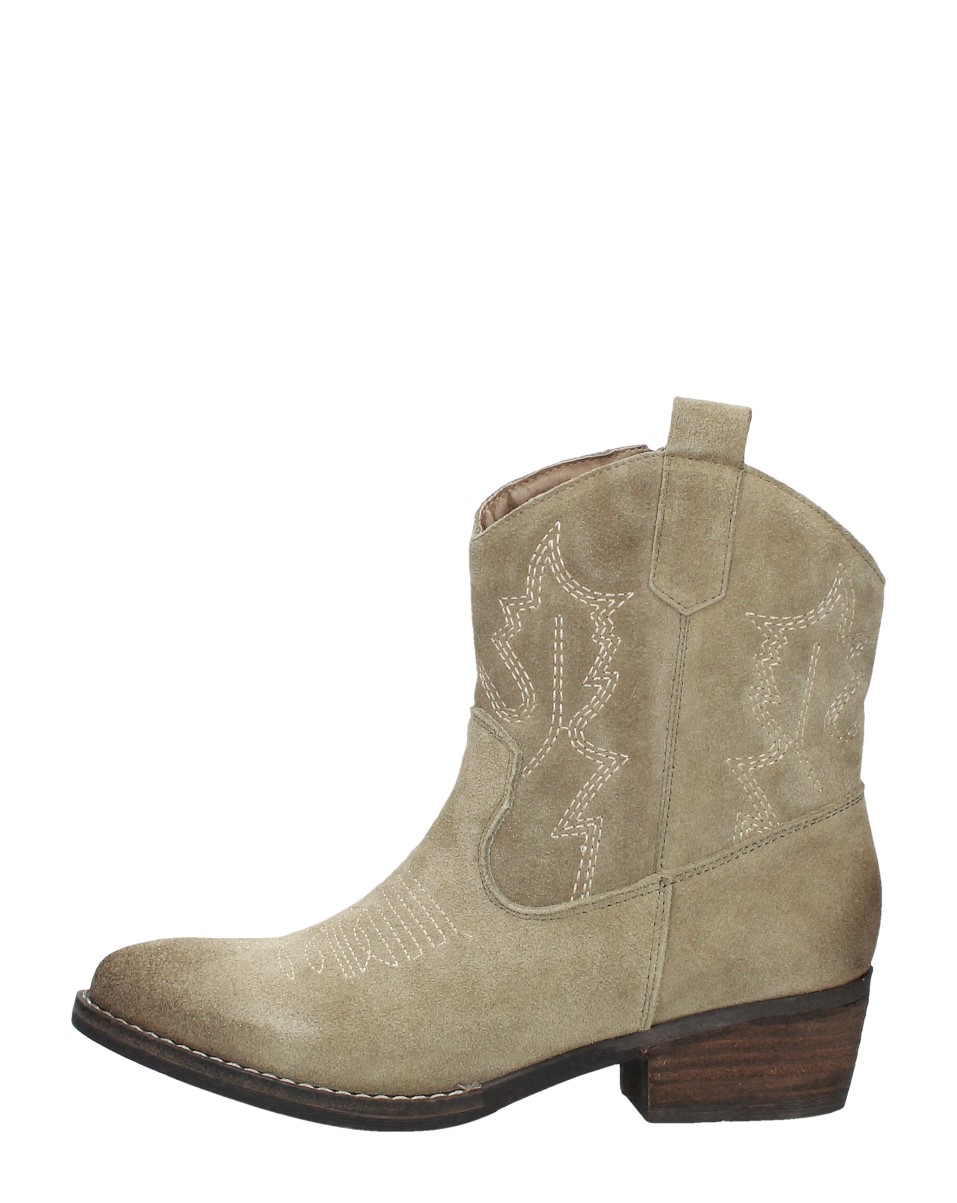 Sub55 Sub55 - Western Boots - Beige