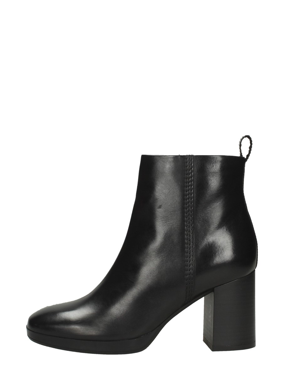 Sub55 Sub55 - Enkellaarsjes Hak - Zwart