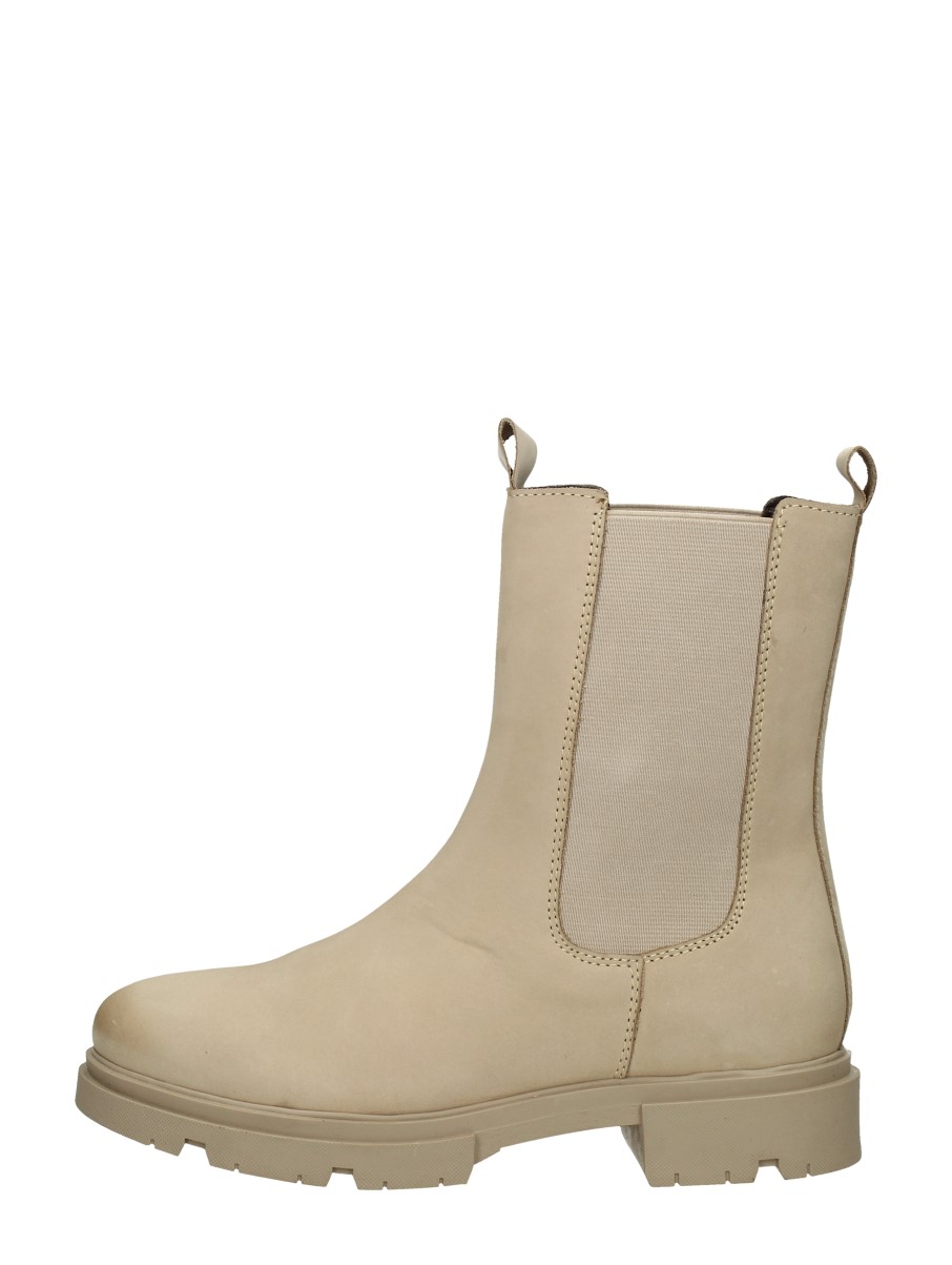 Sub55 Sub55 - Enkellaarsjes Plat - Beige