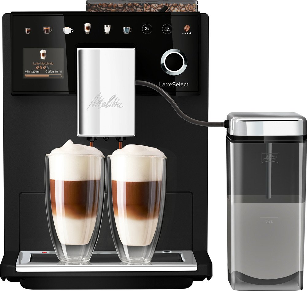 Melitta Melitta Latte Select Mat Zwart 630-212 | Espressomachines | 4006508228010
