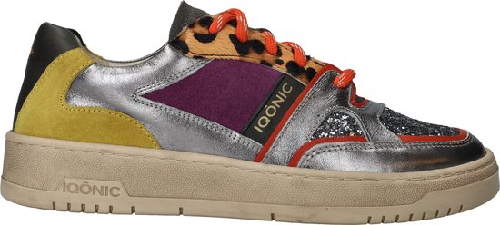 Iqonic - Sneakers Laag Zilver