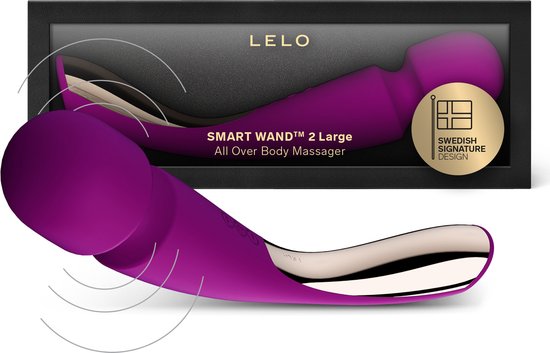 LELO Smart Wand 2 - Large - Deep Rose - Roze