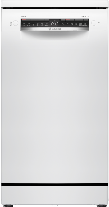 Bosch Bosch SPS4EMW61E Vrijstaande vaatwasser Wit