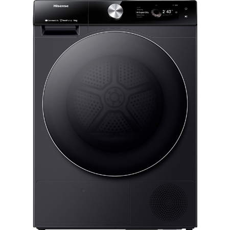 Hisense Hisense DH7S107BB Warmtepompdroger - Zwart